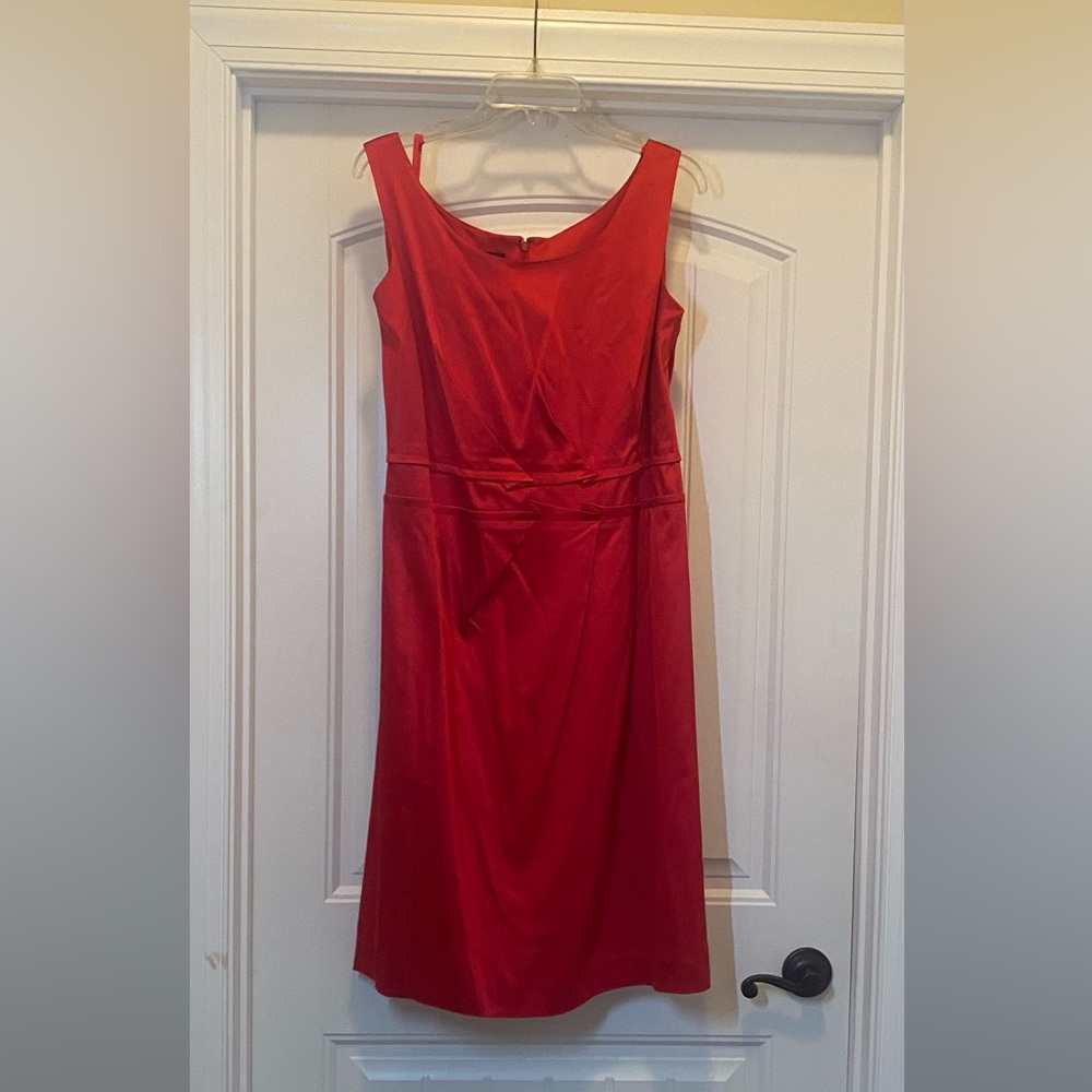 TALBOTS Eloquent Red Dress